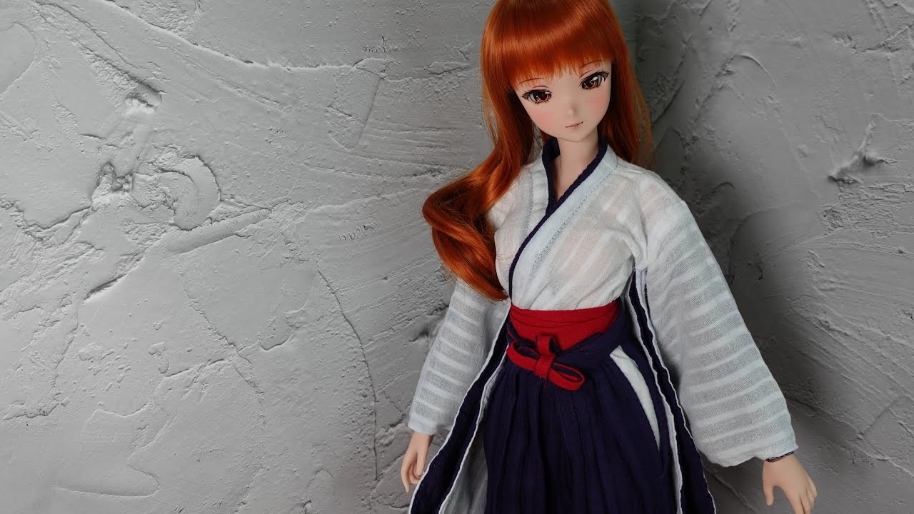 How I Made a Hakama for My Doll \ diy sewing