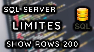 SQL Server - Quitar Límites de filas en tablas y vistas - Edit 200 rows