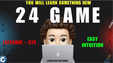 24 Game | Simple Intuition | Something to learn | Leetcode 679 | Google | codestorywithMIK