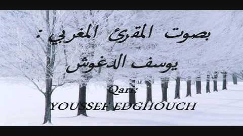تلاوه رائعه للقارئ يوسف الدغوش ( سورة الملك)