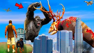 видео: КИНГ КОНГ ҚАЛАНЫ МОНСТРДАН ҚҰТҚАРДЫ (GTA V) картинка: КИНГ КОНГ ҚАЛАНЫ МОНСТРДАН ҚҰТҚАРДЫ (GTA V)