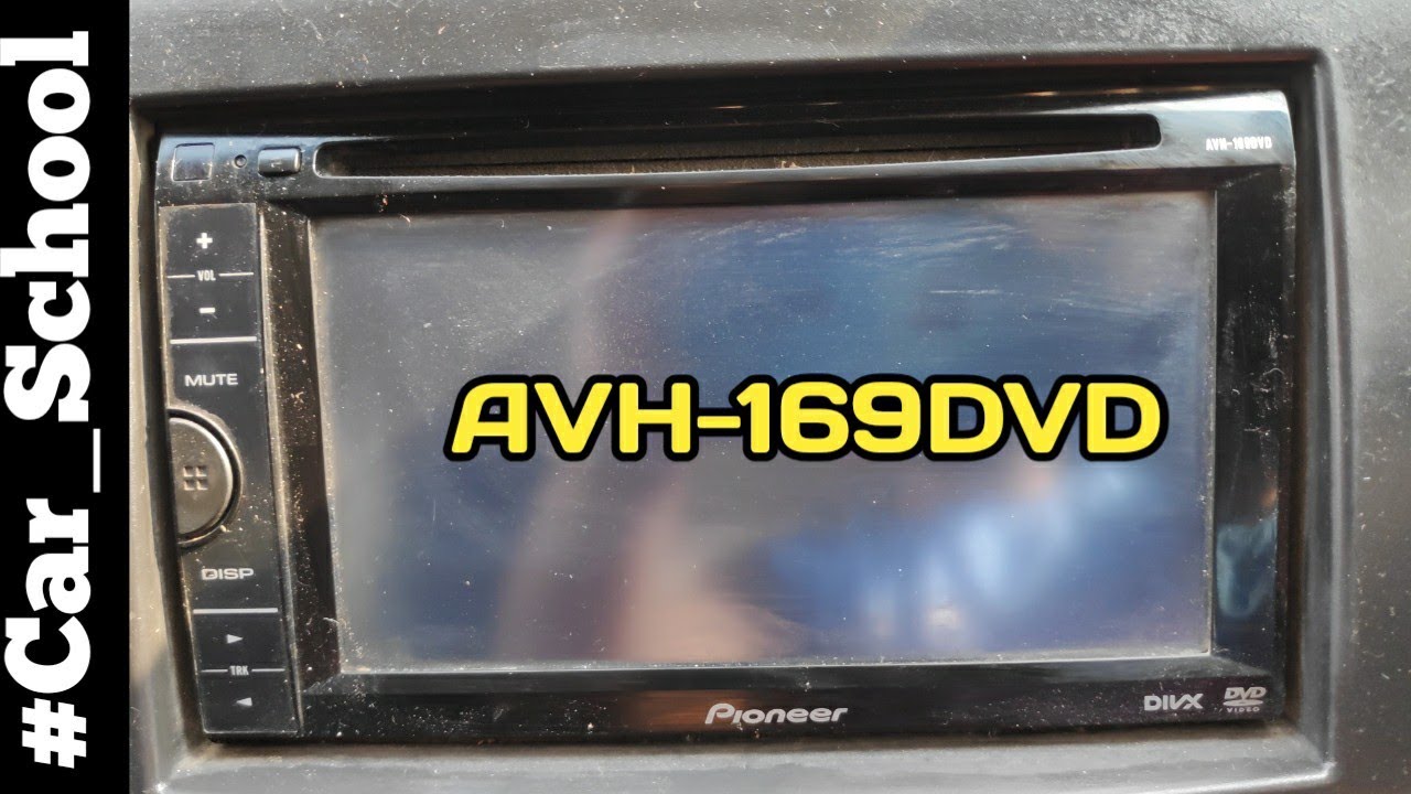 Pioneer AVH-169DVD Touch Stereo | Full 