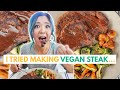 I Tried Making VEGAN STEAK Again...Avant Garde Vegan Recipe