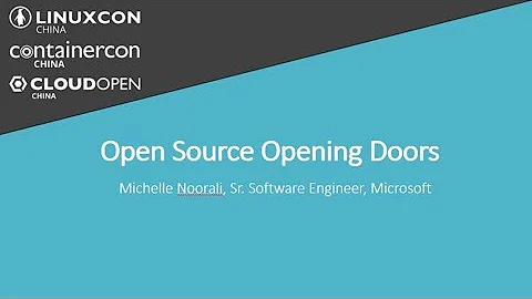Keynote: Open Source Opening Doors - Michelle Noor...