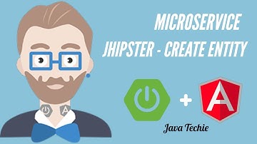 Microservice - Creating an entity - JHipster & perform CRUD operation  | Java Techie