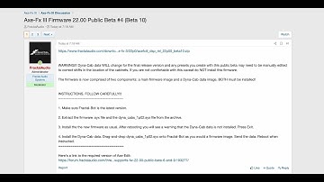 Axe-Fx III - Firmware 22 00 Public Beta #4 (Beta 10) Is Now Available!