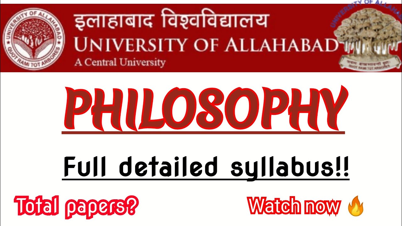 Allahabad University Philosophy Syllabus Allahabad University Update allahabad-university-philosophy-syllabus-allahabad-university-update