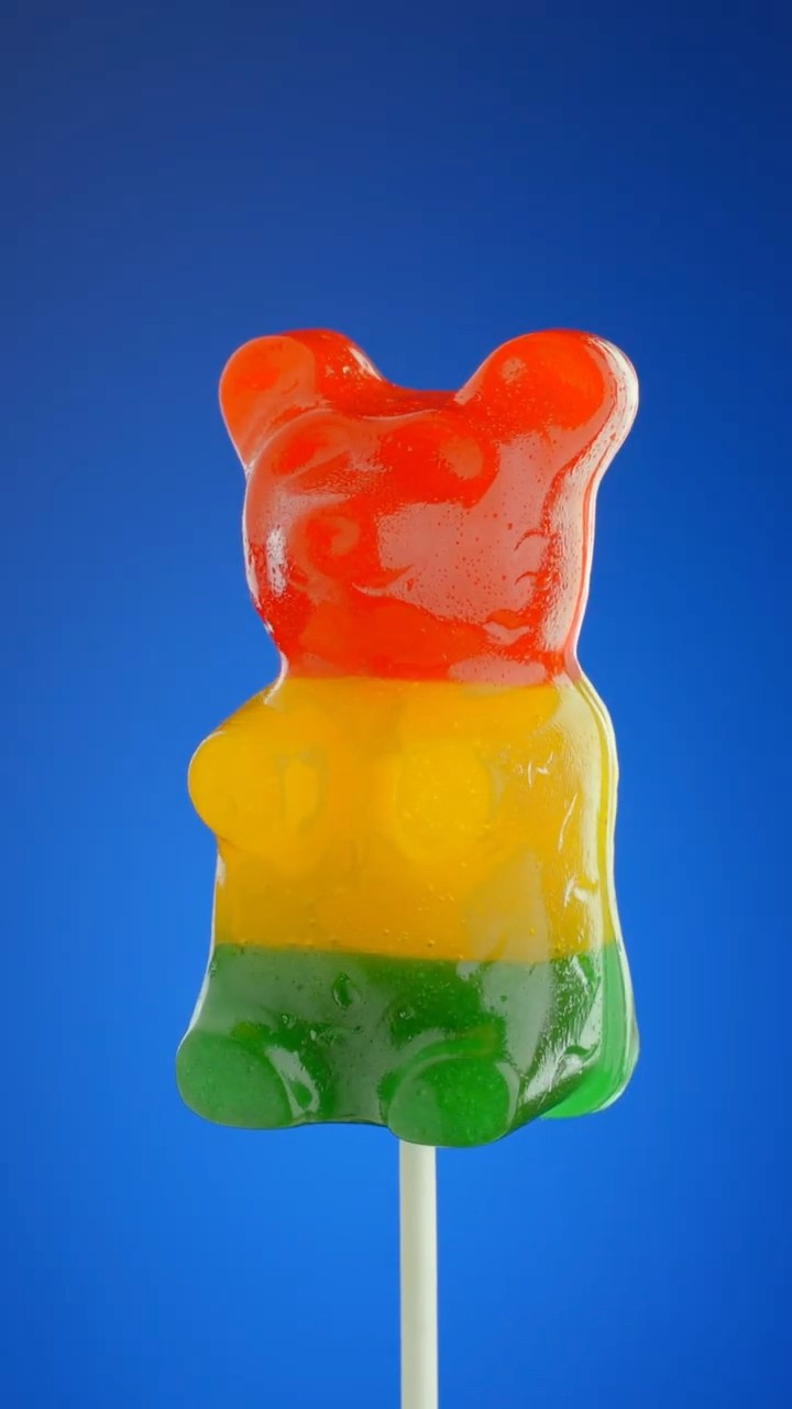 Three Flavors, 88 Gummy Bears, One Stick.