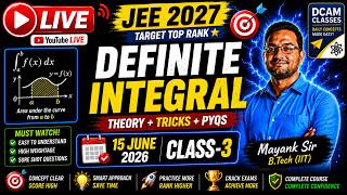 V : jee main /advance class 12 mathematics : definite integral class-3( 15 june 2026 )