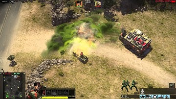 Command & Conquer 2013 Alpha Gameplay - APA Taskmaster vs GLA Thrax (Toxin)