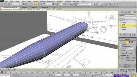 How to model a Boeing 777200 Airline Part2 3d max tutorial