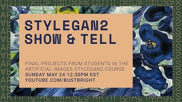 StyleGAN2 Show and Tell