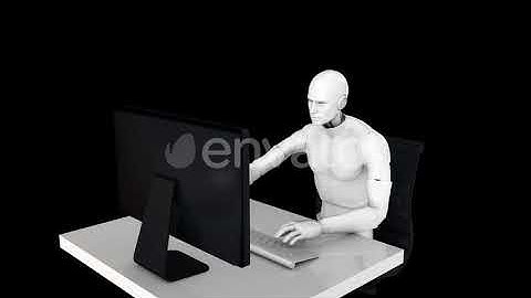 Android Worker | Motion Graphics - Envato elements