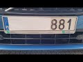 How to replace license plate in the car, how to replace your number plates, change the license plate