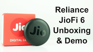 JioFi 6 Unboxing and Demo - 4G Wireless Hotspot for Reliance Jio