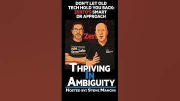 Don’t Let Old Tech Hold You Back: Zerto’s Smart DR Approach #cloudcomputing #technology #cyber