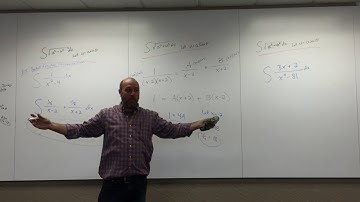 Calculus 2 Ch 8.4, 8.5 Trig substitution and Intro to Partial Fraction Decomposition part 2
