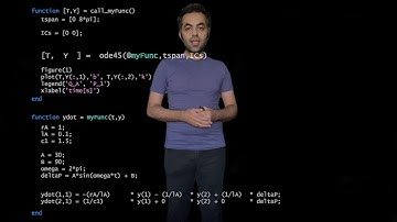 Solving differential equations in MATLAB