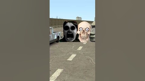 Scary Recoil, Skull And Moai Chasing On Road Nextbots Gmod