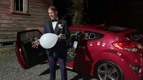 Chris Landis discovering his car accessories, afte...