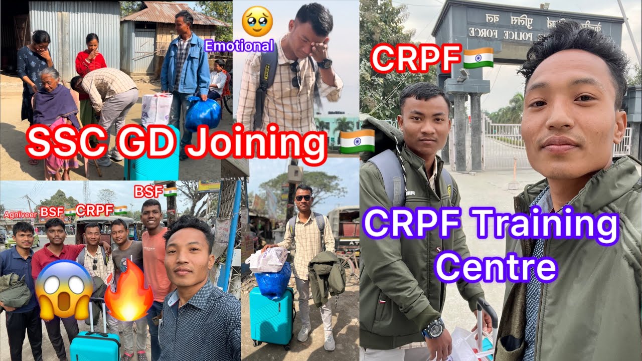 SSC GD 🇮🇳Joining Time Emotional Vlog 