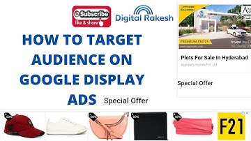 How to target audience on google display ads | Google Display Ads Website Targeting Tutorial