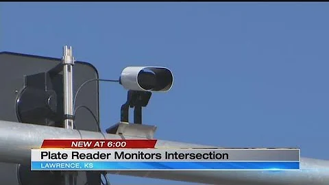 Police install cameras to track license plates at Lawrence intersection