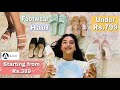 CHEAPEST *Under Rs.799* Ajio Footwear Haul | Upto 80% Off | Heels & Flats Starting from Rs.389 |