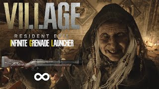 Resident Evil Village - Infinite Grenade Launcher Only in Village of Shadows Full Gameplay