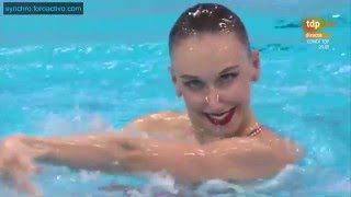 Natalia Ishchenko (RUS) Solo Free Final London European Aquatics Championships 2016