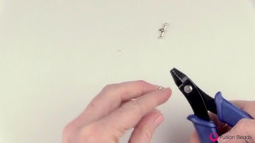 How to Use Micro Crimping Pliers to Crimp Crimp Beads | Beading Tutorial | Fusion Beads