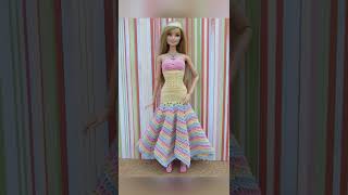 Crochet barbie dress /diy barbie outfit