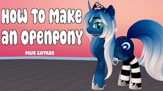 A Simple Guide to Making Your Very Own Basic OPENPONY!