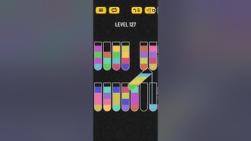 Water Sort Puzzle Level 127 Walkthrough Solution 💦