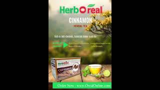 HerbOreal Cinnamon Herbal Tea halalfood oreal food weightloss greentea greenteabenifits