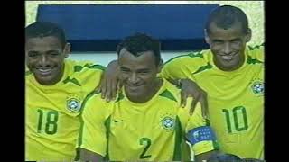 Pré-jogo de Brasil X Paraguai na RGT (21.8.2002, teste de placa de captura)