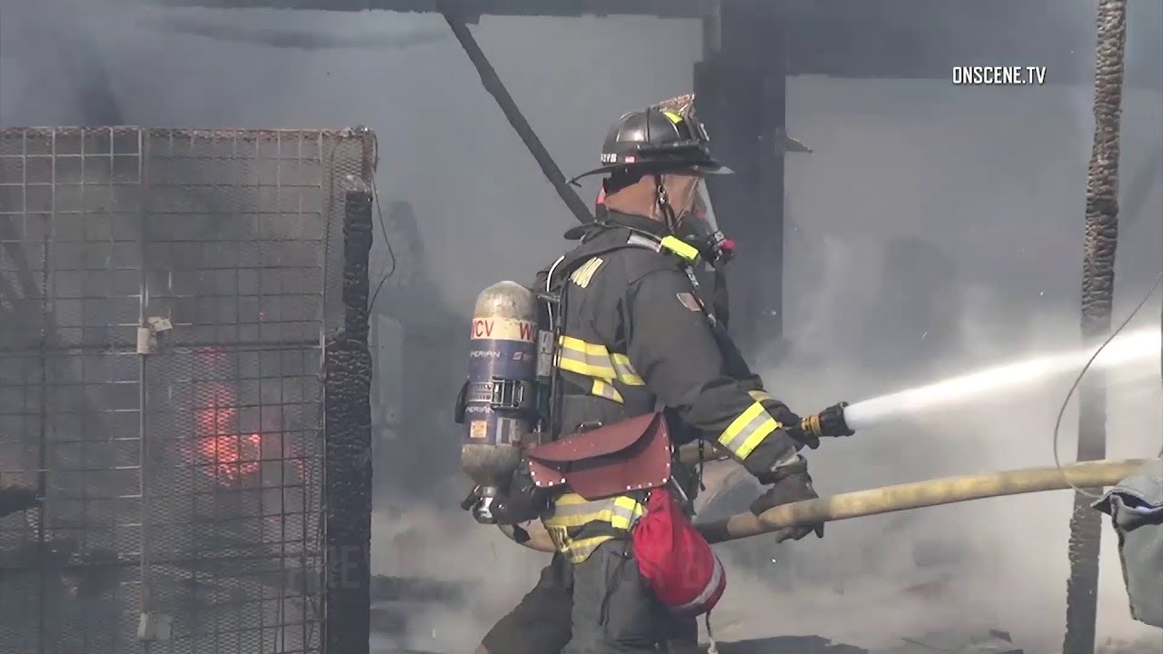 valinda ca Valinda: Out Buildings Destroyed by Fire