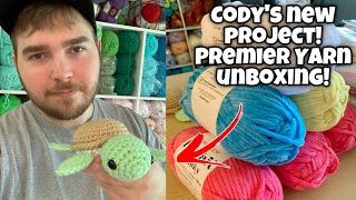 Premier Yarn Unboxing Plus WIPS with CODY - #MakeitPremier