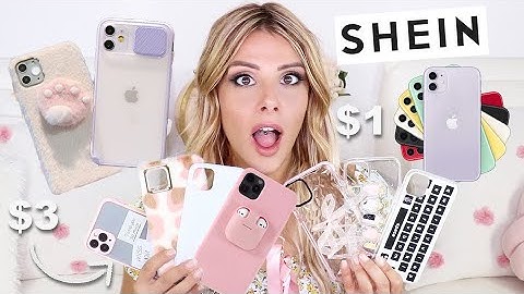 I bought ALL the iPhone CASES on SHEIN!!! €209...