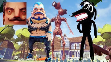 Hello Neighbor - My New Neighbor Dark Riddle Cyberpunk Act 2 Random Gameplay Walkthrough