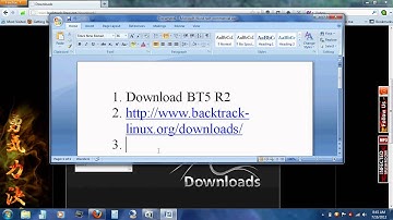 Install Backtrack 5 to USB pt1