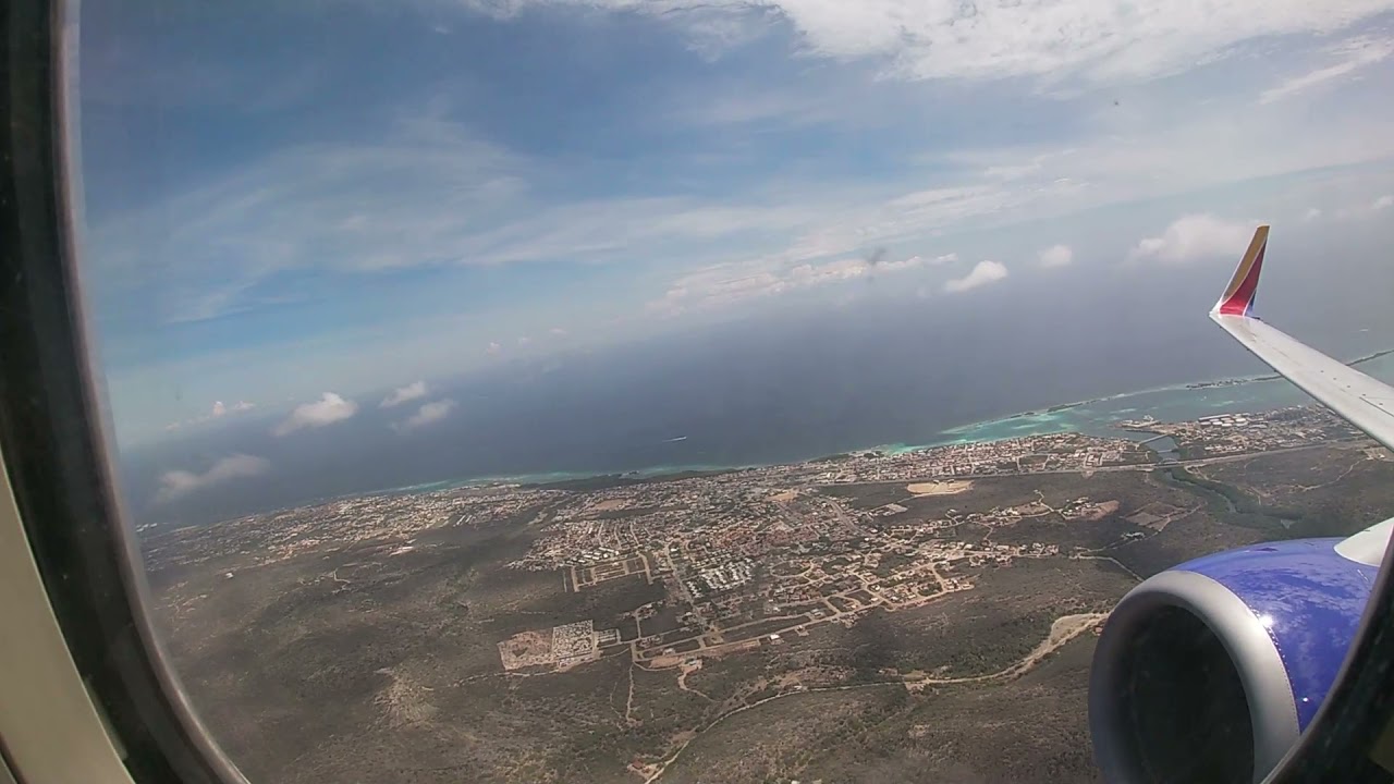 how long is the flight from bwi to aruba to