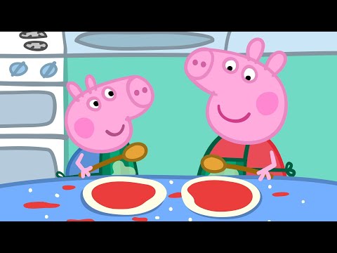 Peppa Pig Learns How To Make Pizza! | Kids TV And Stories