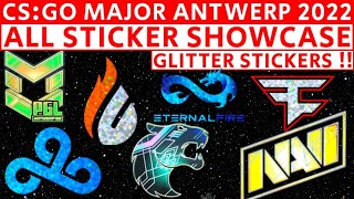 CSGO Major PGL Antwerp 2022 All Sticker Showcase Holo Glitter Gold Sticker 2022 1080p HD #CSGO