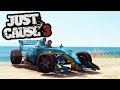 HOW TO GET THE F1 CAR AND KEEP IT FOREVER IN JUST CAUSE 3! | SuperRebel