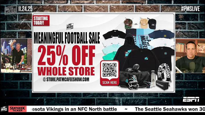 The Pat McAfee Show Live | Monday November 24th 2025