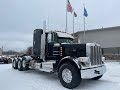 Giltner Heavy Hauls New 2023 Peterbilt 389 4 Axle with 58&quot; Stand Up Sleeper &amp; 2-Speed Rears