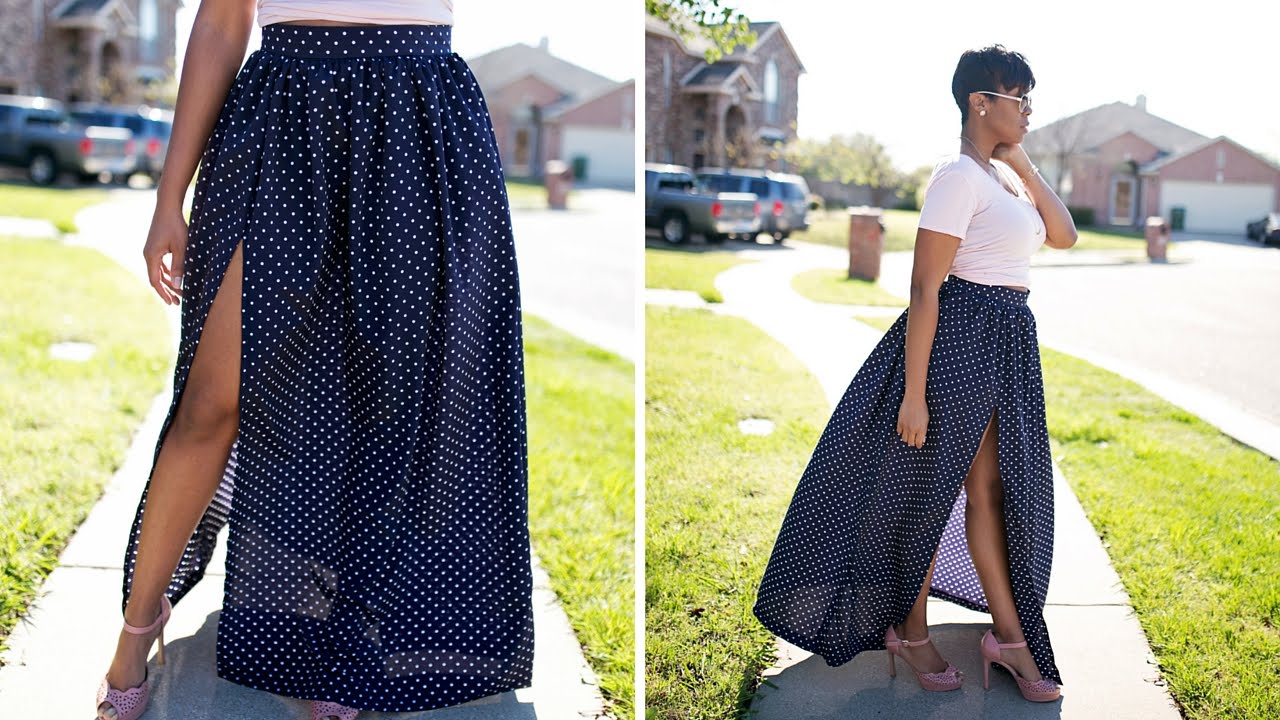 Diy Maxi Skirt With Pockets