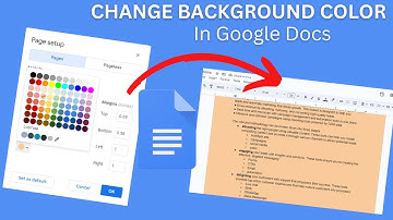 Change Background Color Google Doc 🎨
