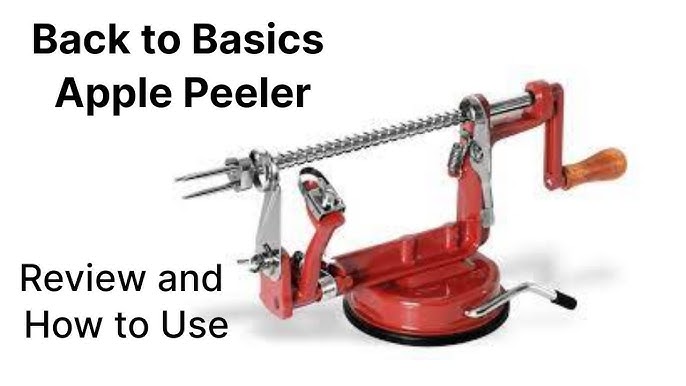 Pampered Chef Apple Peeler, Corer, Slicer How to Use Video 